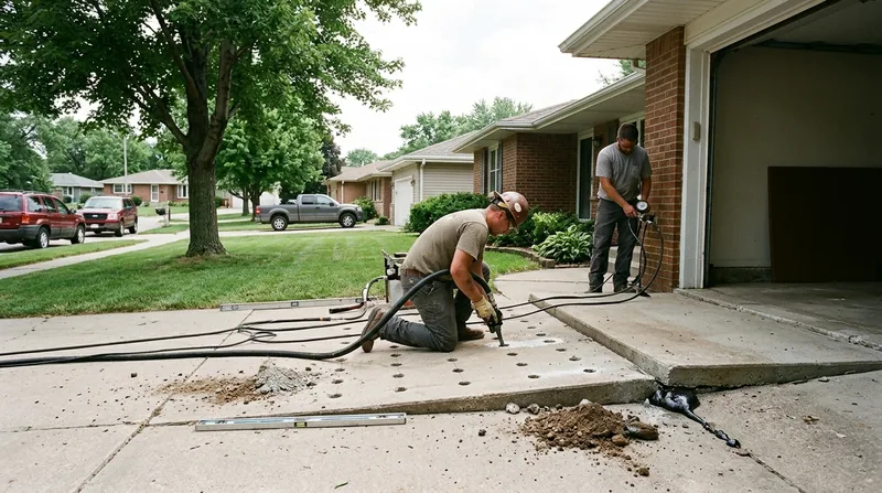 Concrete Leveling & Slab Lifting Cedar Rapids